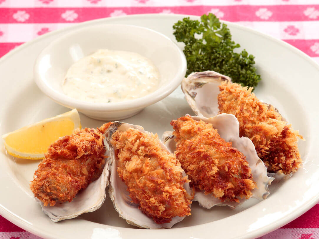 Fried Oysters Japanese style tartar sauce